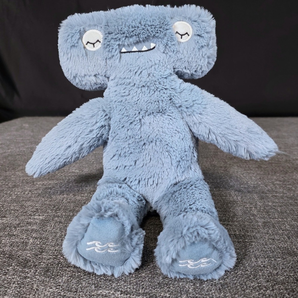 Slumberkins Hammerhead Kin Blue Shark Plush 14" Stuffed Animal Conflict Toy